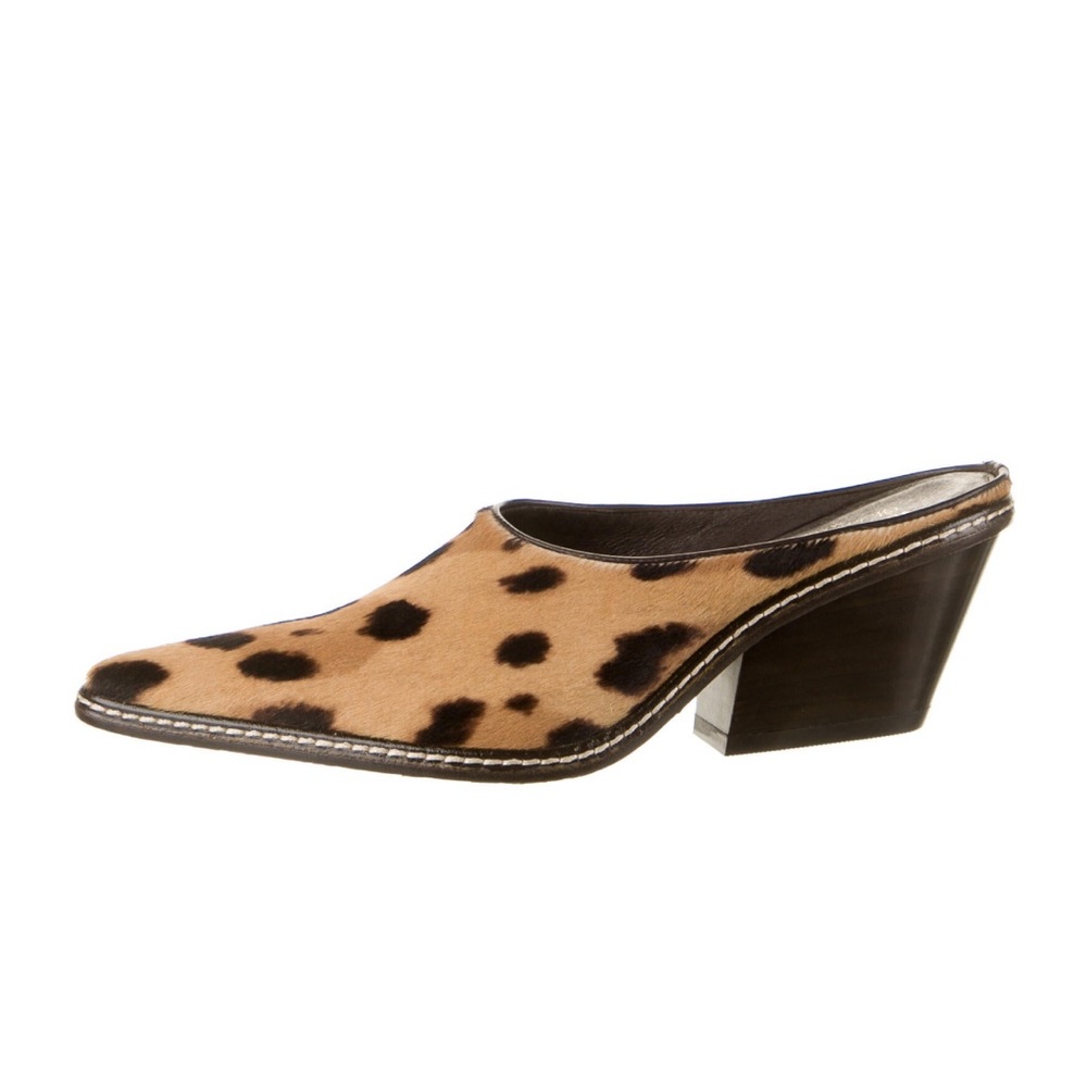 Donald J Pliner Calf Hair Mules